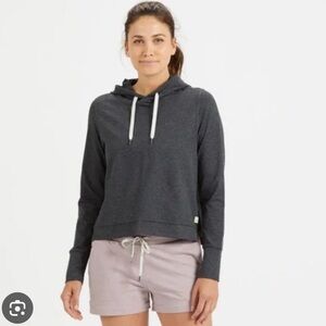 Vuori Charcoal Gray Halo Essentials Hoodie